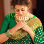 Ansiba Hassan Instagram - Love u 💚 Pc @sumesh_shiva Mua @sreegeshvasan_makeupartist Costume @swapnamanthra Jwellery @parakkat_jewels @preethiparakkat #ansibahassan #cinema #actress #mollywood #kollywood