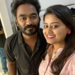 Ansiba Hassan Instagram - A good friend is always indeed 🤗 @sarath_appani @amma.association #ammashow2022 #ansibahassan #sarathappani #actorslife #mollywood #kollywood