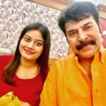 Ansiba Hassan Instagram – Today’s first picture with our megastar @mammootty @amma.association  Amma show rehearsal camp  #ansibahassan #mammootty