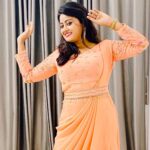 Ansiba Hassan Instagram – @mazhavilmanoramatv entertainment awards 🎖 @amma.association  Beautiful gown designed by @ebsha_store  #ansibahassan #mazhavilmanorama #actress #actorslife #awards #gowns