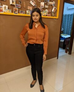 Ansiba Hassan Instagram - During the  costume trial of CBI5 @stephy_saviour 🤗. #ansibahassan #cbi5thebrain
