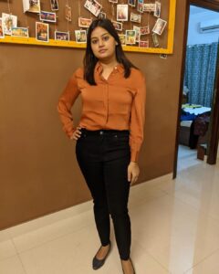 Ansiba Hassan Instagram - During the  costume trial of CBI5 @stephy_saviour 🤗. #ansibahassan #cbi5thebrain