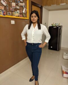 Ansiba Hassan Instagram - During the  costume trial of CBI5 @stephy_saviour 🤗. #ansibahassan #cbi5thebrain