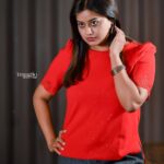 Ansiba Hassan Instagram - Girl 👧 in red ❤️. Styling @jishadshamsudeen PC @imagiophotography_official #ansibahassan #actress #mollywood