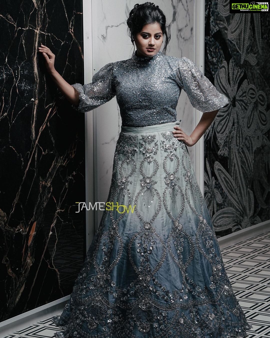 Ansiba Hassan Instagram - Have a beautiful day PC @jameshshow mua @joshijosemakeupartist @vijeshmakeovers Costume @ladies_planet_ artist management @althafpt #ansibahassan #malayalamactress #tamil