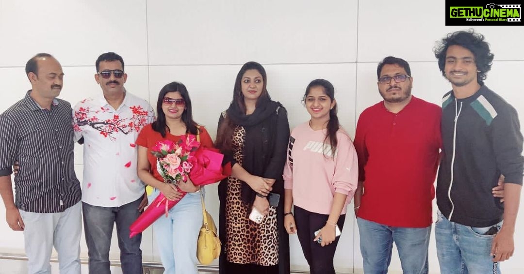 Ansiba Hassan Instagram - Thank you Riyadh and saudi kalasangam for the warm welcome 🤗 @hazeeb_hazzn ❤️. #ansibahassan #saudiarabia #riyadh #event #actress #mollywood
