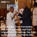 Ansiba Hassan Instagram – Harekala Hajabba sir 👏👏👏👏 you are an inspiration for all of us and of course A REAL HERO .  #bbcnews #karnataka #padmashri #india