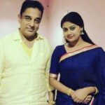 Ansiba Hassan Instagram – ❤️. @ikamalhaasan  #ansibahassan #kamalhaasan #tamil