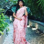 Ansiba Hassan Instagram - Saree is always my favourite 😍. Costume: @drooni_boutique #ansibahassan #ansiba #actress #mollywood #saree #sareelove #pink