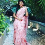 Ansiba Hassan Instagram – Saree is always my favourite 😍. 
Costume: @drooni_boutique
#ansibahassan #ansiba #actress #mollywood #saree #sareelove #pink
