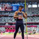 Ansiba Hassan Instagram – Golden India 🏅@neeraj____chopra 
#proudmoment #tokyoolympics #india #neerajchopra #javelinthrow #goldenmedal #proudindia