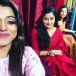 Ansiba Hassan Instagram - Selfie of Meera 🤪. @saanthim #comedystars #sareelove #program