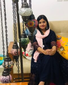 Ansiba Hassan Instagram - Celebration @ home 🏡  Costume @nirvi_collections_by_jilsa  pc @a_f_z_a_l_  #eidmubarak #staysafe #stayhome