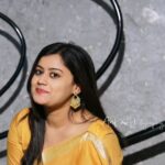 Ansiba Hassan Instagram - Always do what makes you happy ❤️ 📷 @arif_ak_photography 👗 @rishtabynasiyanmini #yellowsaree #yellowday #photoshoot #ansibahassan #malayalamcinema #instagood #instareels #reels