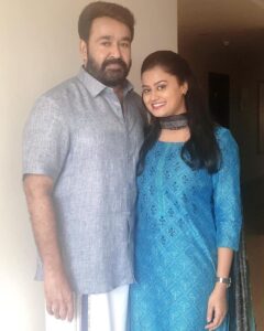 Ansiba Hassan Instagram - Georgekutty and Anju 🥰
#drishyam2 #geogrgekuttyandfamily #georgekutty #anjugeorge #mohanlal #lalettan #thecompleteactor