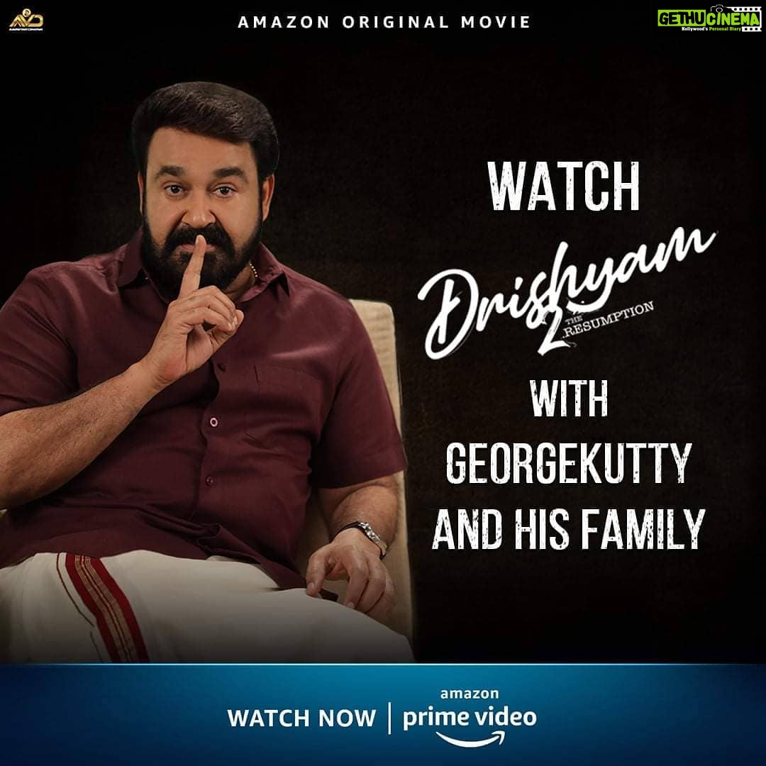 Ansiba Hassan Instagram - Watch now @primevideoin #drishyam2 #amazonprimemovies