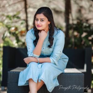 Ansiba Hassan Instagram - Good morning ❤️ 
Costume: @drooni_boutique
Makeup & Hair : @reshmiabin @saranyajeneesh
Click: @premjith_photography
Video: @dileepdk_photography
Production: @indiancinemagallery_official
Location: @crowneplazakochi
#ansibahassan #drishyam2 #mollywood #happy #suryafan#loveyourself