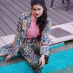 Ansiba Hassan Instagram – Pool Will always tempt to touch the water 😍  PC @arshalphotography  Mua @makeupbytonymua  Styling @laamiya.c.k  suite : @ar_shad_mhmd @aasish_nambiar 
accessories: @amour_jewellery_collections #drishyam2 #ansibahassan #cinema