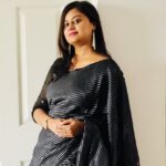 Ansiba Hassan Instagram - 🖤 👗 @rishtabynasiyanmini #todaysoutfit #blacksaree #sarilove #blacklove #instadaily #instapicoftheday #instagram #ansibahassan #drishyam2