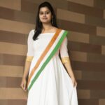 Ansiba Hassan Instagram - Republic day special.. 👗 @sajawatfashionboutique 📷 @sal_jith_c_s & @rajsankar_ Styling: Styling @_the__brown__boy #republicday #india #national #indian #january26 #ansibahassan