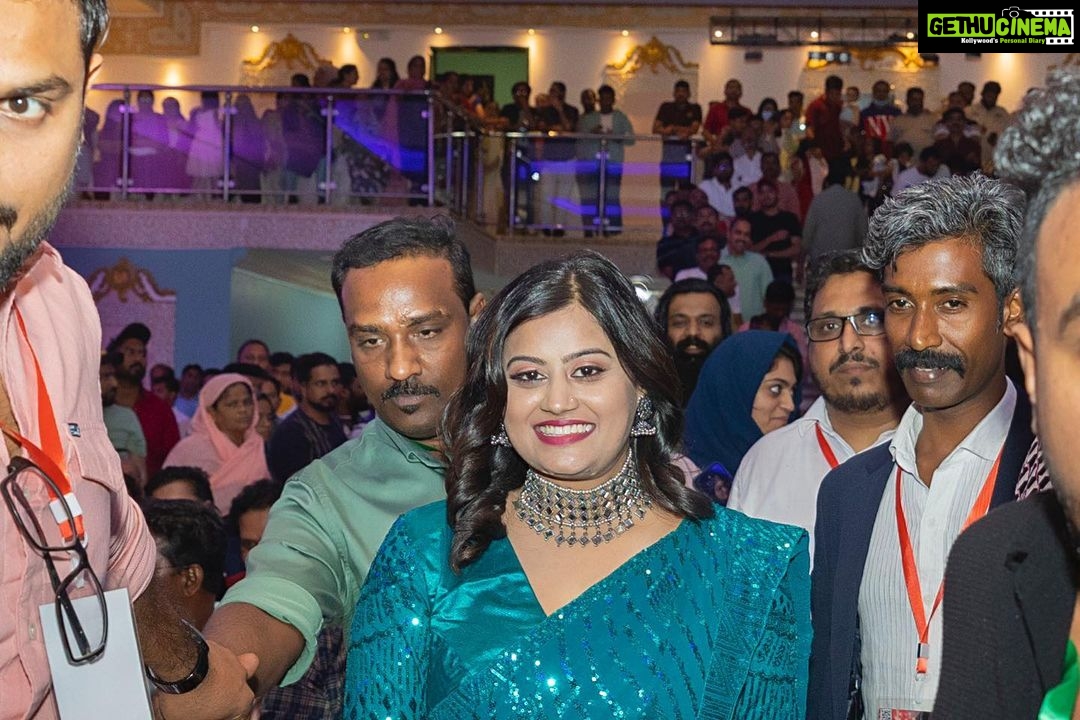 Ansiba Hassan Instagram - Glimpses of Riyadh beats 2022 ❤️. #ansibahassan #riyadh #show #stageshow #celebration #actress