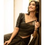 Anukreethy Vas Instagram - There was a magnificent human Shining brightly behind her shy :) . . . Saree & Blouse: @kaarigai.sarees Photographer @camerasenthil MUA @jeevithamakeupartistry . . #saree #southindian #tamilponnu #blacksaree #black #trendingreels #traditional @timestalent #missindia2018 #anukreethyvas #kollywood #kollywoodcinema #kollywoodactress #portfolio Chennai, India
