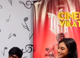 Anukreethy Vas Instagram - Thank you @cinemavikatan @vikatan_emagazine @anandavikatan for this fun interview for DSP movie promotions with @actorvijaysethupathi sir ❤️❤️❤️ . Video edited by @karkey_29 💕🎬 . @timestalent #dspondec2nd #kollywood #tamilcinema