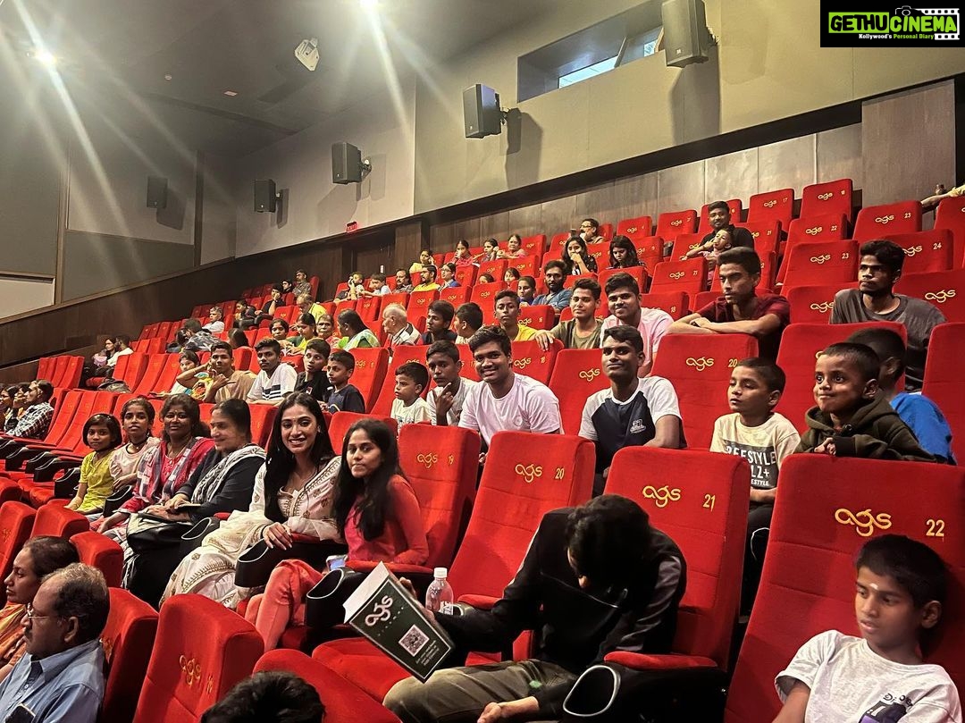 Anukreethy Vas Instagram - I got the opportunity to watch my movie DSP with our orphanage kids and I couldn’t have asked for anything better ❤️🫰🏼 . WATCH DSP IN YOUR NEAREST THEATRES FROM TODAY💥 . Jewellery @mspinkpantherjewel Styled by @swathi__ramakrishnan . @actorvijaysethupathi @ponramvvs @ksubbaraj @immancomposer @kaarthekeyens @kalyanshankar @anukreethy_vas @stonebenchers @vivekharshan @Venkatesh7888 @dineshkrishnanb @veerasamar @kumar_gangappan @sherif_choreo @Dineshsubbaraya1 @radhikassiva @tuneyjohn @vijaytvpugazh @vijaiMuthupand1 @onlynikil @pavsone @ashoknarayanan14 @timestalent @inder.sagoo @rishubartaria . #anukreethyvas #vjs46 #dsp #kollywood #tamilcinema AGS Cinemas