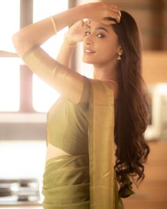 Anukreethy Vas Instagram - There is a charm about the forbidden that makes It unspeakably desirable - mark twain . PC @camerasenthil 📸 Saree @kaarigai.sarees 👗 Mua @jeevithamakeupartistry 💄 . . #southindian #traditional #tamilponnu #kollywood #anukreethyvas #trending #kollywoodactress #portfolio