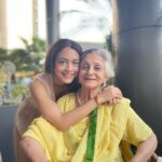 Anya Singh Instagram - Happy 80th birthday to my everything 🤍🧿 For everyone who wonders where I get my loud laugh from, it’s all from my wonderful Nani