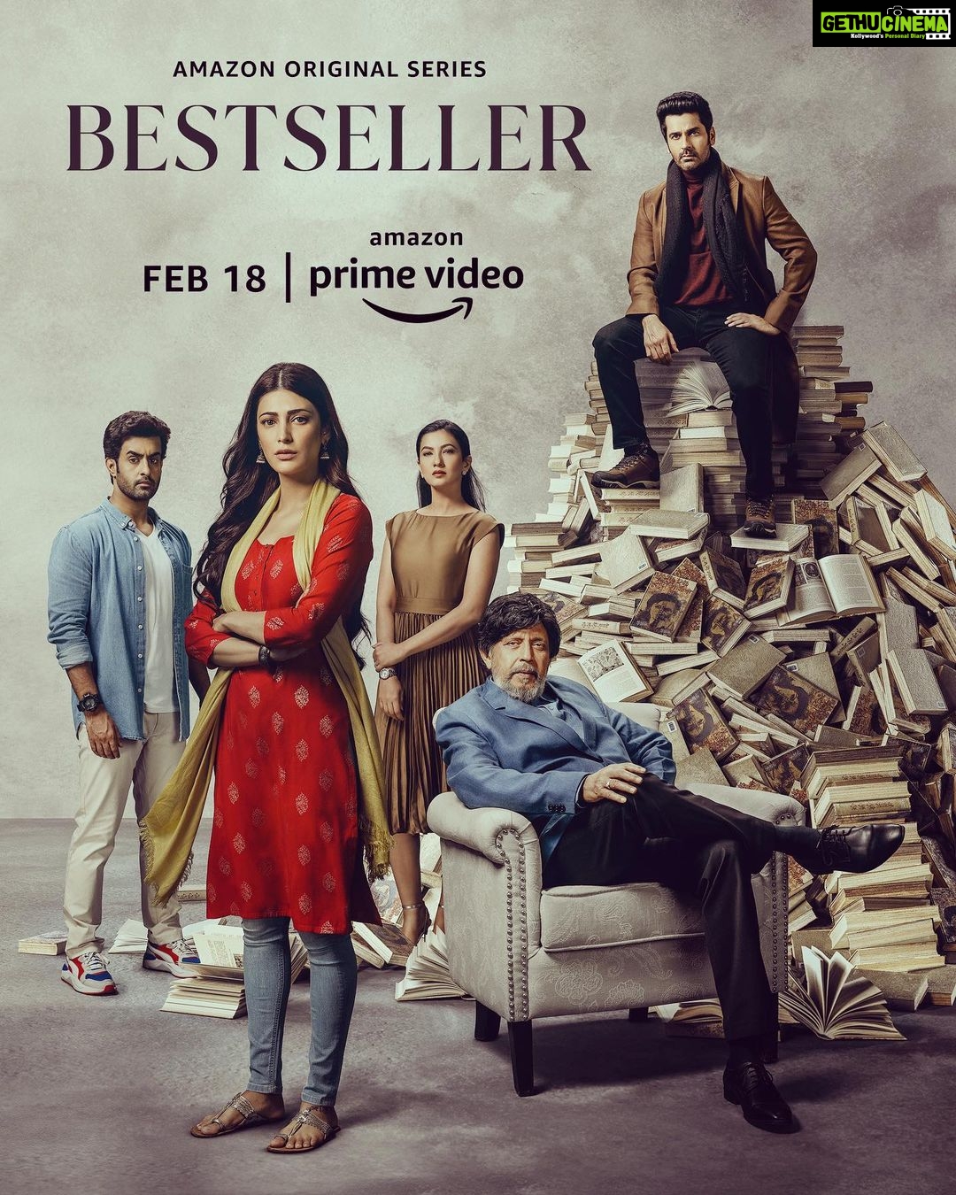 Arjan Bajwa Instagram - Yahan kitaab aur kirdar dono ki hai apni hi kahani 📖✒️⏳ #BestsellerOnPrime, new series, Feb 18 @primevideoin @alchemyfilmsprivatelimited @shrutzhaasan #MithunChakraborty @iarjanbajwa @gauaharkhan @satyajeetdubey @sonalee18588 @siddharthpmalhotra @sapnamalhotra01 @mukulabhyankar @kaushalalthea #AnvitaDutt #sameerarya @aryacam