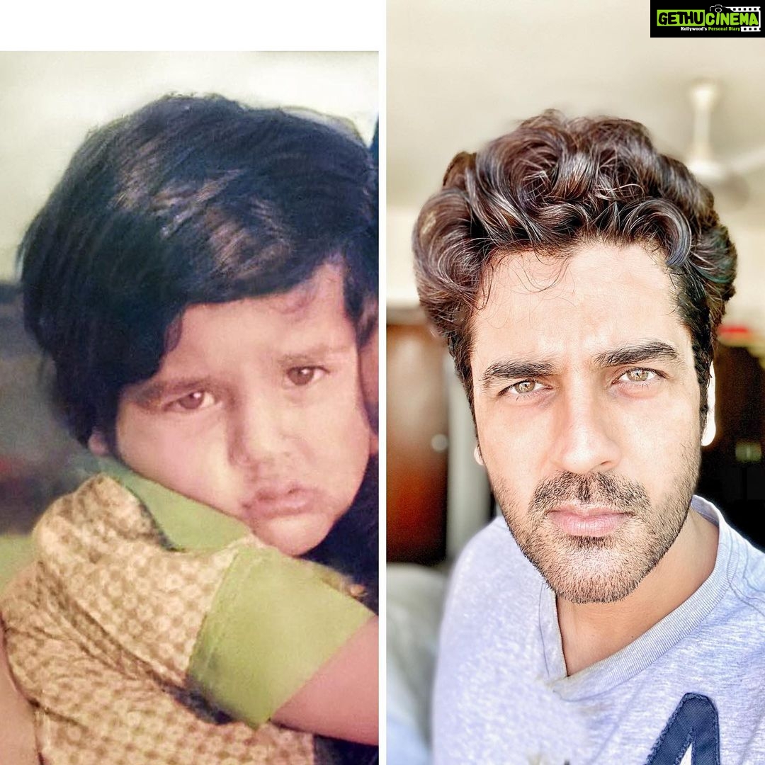 Arjan Bajwa Instagram - The wonder Years . . . . #thenandnow ....