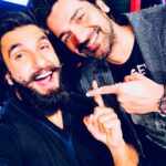 Arjan Bajwa Instagram – #Throwback to the fun times with @ranveersingh
#ThrowbackThursday at #delhi #gq #gqawards 
#bollywood #actors #celebrity #partnerincrime #coactor #ranveersingh #event #GQ  #spotted #lifestyle #ootd #blazer #blacktee #casual #athleisure #model #luxurywatch #mensfashion #fashionmen #menshair #beard #stubble #style #moustache #handlebarmustache
