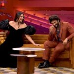 Arjun Kapoor Instagram - The most called person on #KoffeeWithKaranS7 is now actually on #KoffeeWithKaranS7 with my sister who is actually quite a lovable mess if I may add... @karanjohar @disneyplushotstar @sonamkapoor @apoorva1972 @jahnviobhan @aneeshabaig @dharmaticent #HotstarSpecials