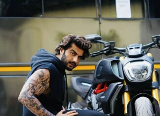 Arjun Kapoor Instagram - For me, tattoos are a form of expression and I love it! It’s cool, sexy, beautiful and I dig it. I have always wanted to sport tattoos in my films and it is not a secret that I love tattoos deeply. For me, they are always personal. I’m always hunting for cool designs and talking to people about what my next one will be. So, Ek Villain Returns was an amazing project for me because I got to sport such insane tattoos that define my character and personality in the film. Getting inked holds a different meaning for everyone, for me it was always about imprinting a part of your soul on to your body. With this film, I can safely say that I have been reunited with my love for body art and I thank Mohit Suri for covering me with tattoos that I will cherish forever. I already have 3 tattoos. Time to maybe get 1 more.
