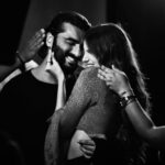 Arjun Kapoor Instagram - Can someone explain why this Villain is obsessed with pulling my cheeks ??? @tarasutaria #ekvillainreturns #throwback #cheekygal