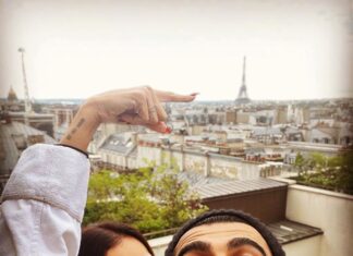 Arjun Kapoor Instagram - Eiffel good... I knew I would... @malaikaaroraofficial #parisvibes Rue Saint-Honoré