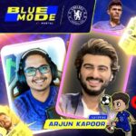 Arjun Kapoor Instagram - @ig_mortal ke saath it's always a good time 😎 The latest episode of 'Blue Mode' is out now, where Naman interviews me about my love for @chelseafc and challenges me to an INTENSE game of FIFA 22 🎮 Watch the full episode on Chelsea's Facebook page NOW! #ChelseaFC #KTBFFH #Mortalarmy