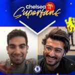 Arjun Kapoor Instagram - Jab @chelseafc 🤝 Formula 2 🏁🔵 In the latest episode of 'Chelsea Ke Superfans', I spoke to F2 driver @jehand98 about his love for the club and his career so far 🏎️ Watch the full episode on Chelsea's Facebook page NOW! 🔵 #ChelseaFC #CFC #F2 #saddaplan