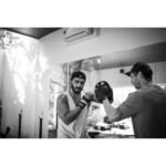 Arjun Kapoor Instagram - A #WednesdayWorkout session with @drewnealpt is always hardcore. The key is to keep going, fellas! 💪 #WorkInProgress 📷: @bharat_rawail