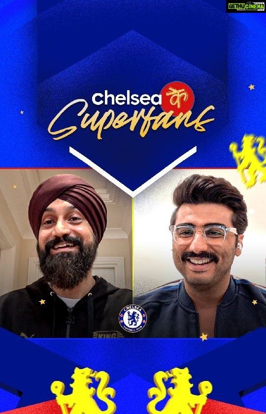 Arjun Kapoor Instagram - Some fascinating ๐ฎ๐ณ Football stories โฝ Catch me in conversation with one of India's well-known football agents, @baljitrihal on the new episode of Chelsea Ke Superfans ๐ Watch the full episode on Chelsea's Facebook Page ๐ต . . @chelseafc #CFC #KTBFFH #ChelseaFC