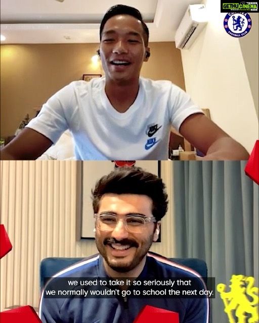 Arjun Kapoor Instagram - Indian Football + Chelsea FC β½π Delighted to bring you the new episode of Chelsea Ke Superfans, featuring one of Indian football's rising talents, @lzchhangte π Watch the full episode on Chelsea's Facebook page π΅ #ChelseaFC #KTBFFH @chelseafc