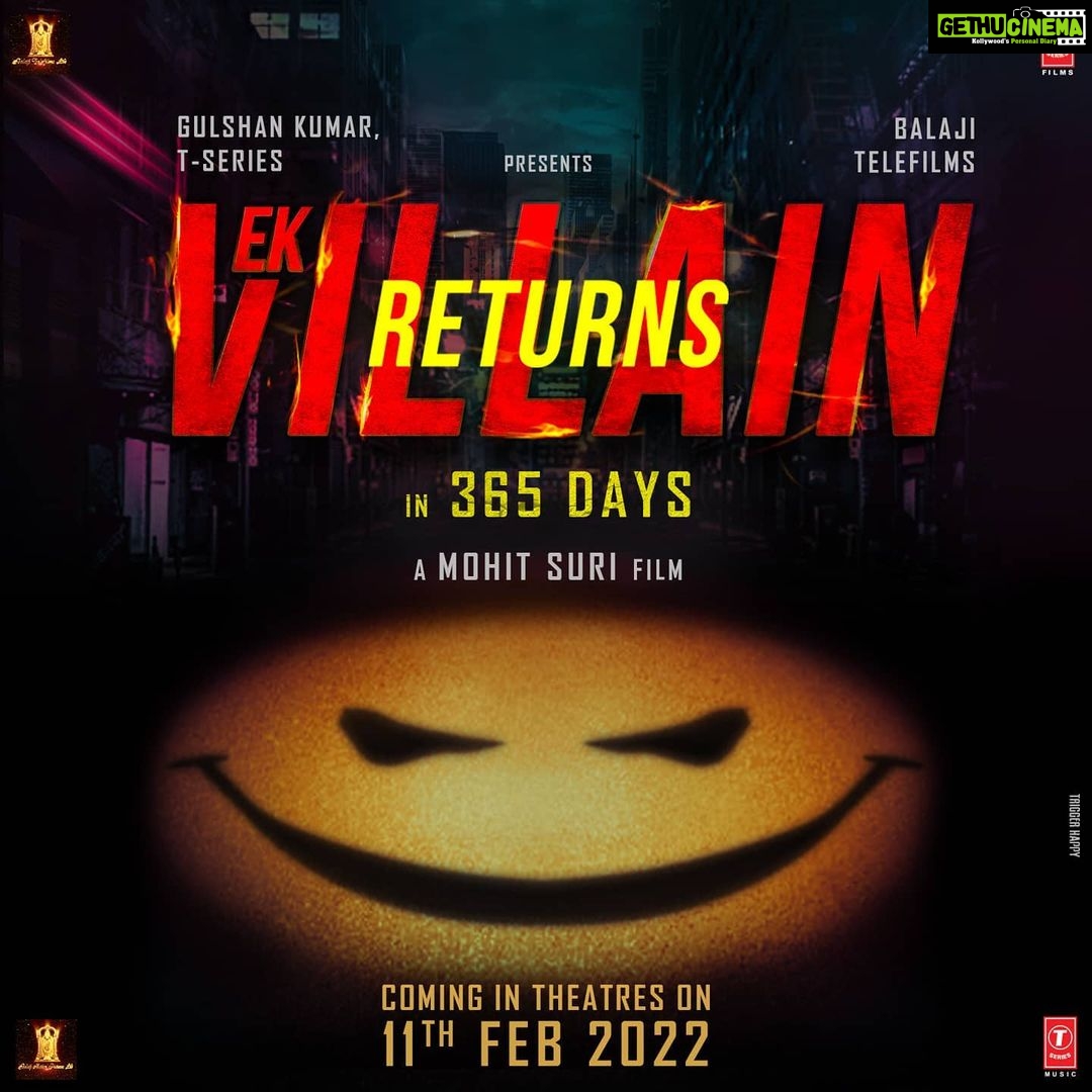 Arjun Kapoor Instagram - Iss kahaani ka hero, villain hai! π #EkVillainReturns, 11th Feb, 2022 @ektarkapoor #BhushanKumar @mohitsuri @shobha9168 @ruchikaakapoor @thejohnabraham @dishapatani @tarasutaria @amulvmohan @balajimotionpictures @tseriesfilms @tseries.official #BalajiMotionPictures