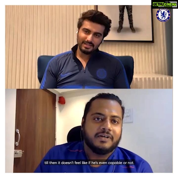 Arjun Kapoor Instagram - It was amazing talking about @easportsfifa and @chelseafc with professional esports athlete, @jauntytank, on the latest episode of Chelsea Ke Superfans! #gaming #fifa #football #chelsea #cfc #ktbffh #cfcind