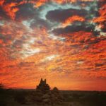 Arjun Kapoor Instagram - The sun paints the sky in full glory before it goes to rest for the day... Jaisalmer