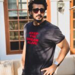 Arjun Kapoor Instagram – When your tee is also your motto in life. 
Photoshoot by @karishma 
Location by @samyuktanair