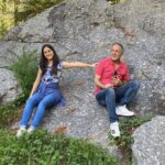 Arushi Sharma Instagram - Hiking is a bit like life: The journey only requires you to put one foot in front of the other…again and again and again. And if you allow yourself the opportunity to be present throughout the entirety of the trek, you will witness beauty every step of the way, not just at the summit esp when you have a good company. I love you Papa ♥ ♥ ♥ Beautiful Himachal & Barot valley