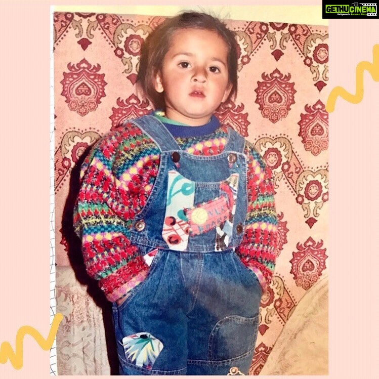Arushi Sharma Instagram - Started my modeling career at the age of 4.. 🤣 Take1 #bachpan