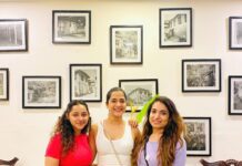 Arushi Sharma Instagram - 🤍+🤍+🤍=❤️ @nikita_vishwani @oshu_kapil Fort Kochi
