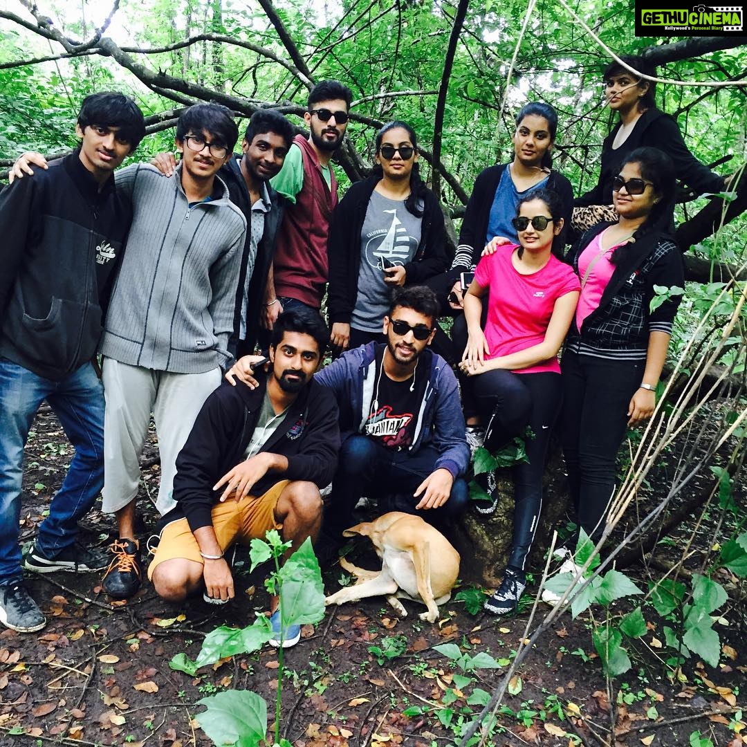 Ashika Ranganath Instagram - #Awesomeness overloaded 😍 friends for life Dandeli Reserve Forest Hubli Karnataka